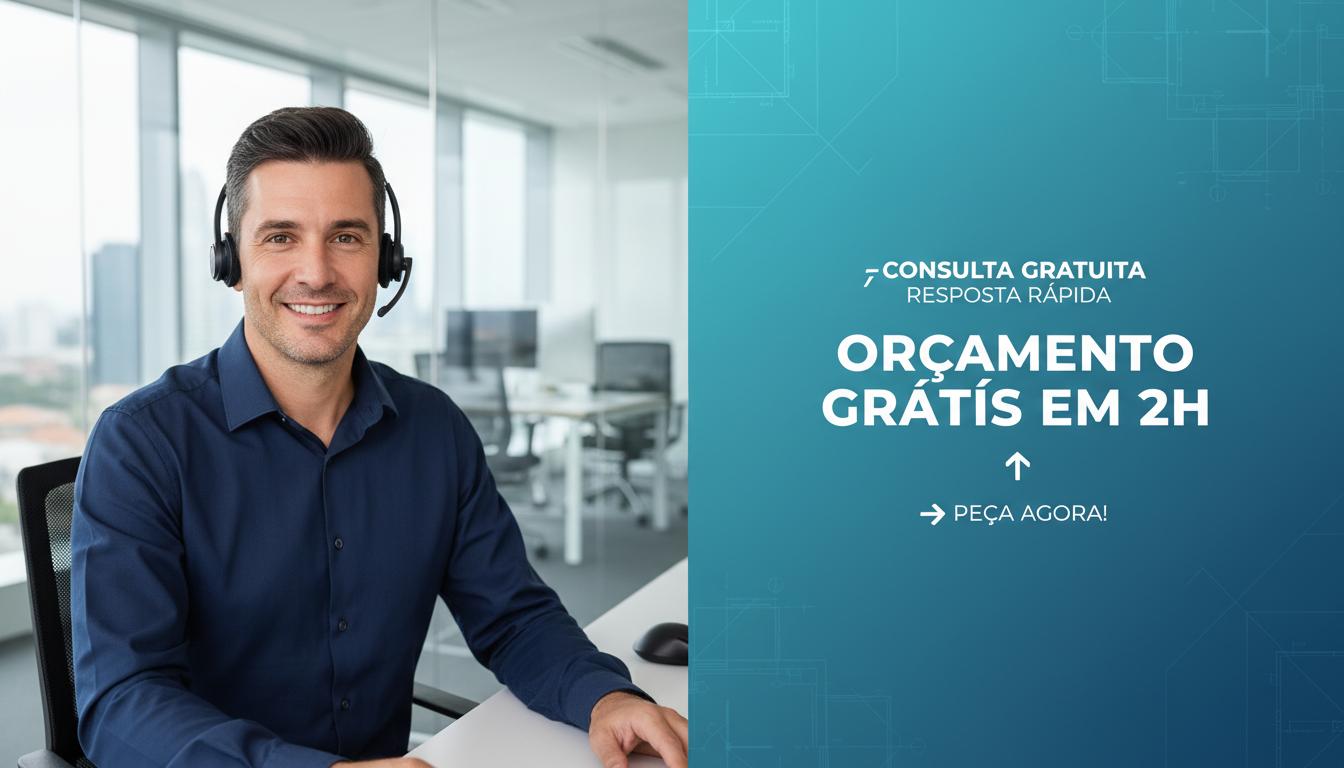 Atendimento rápido - Orçamento grátis em 2h